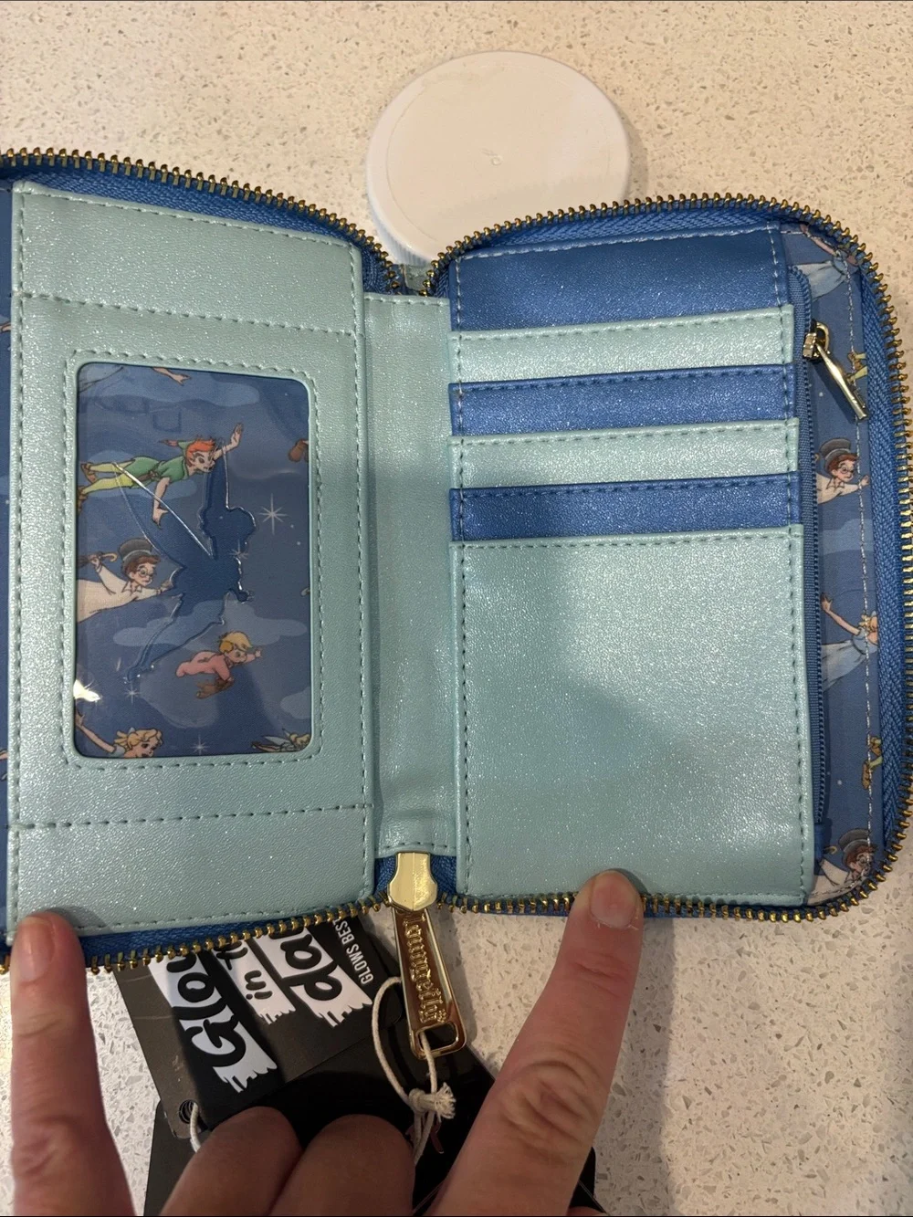 Peter Pan Glow In The Dark Loungefly Wallet NWT